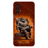 Whiskey & Cigar Gorilla - Personalized Whisky Full Print Phone Case
