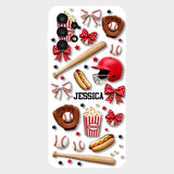 Love Baseball - Personalized Baseball Full Print Phone Case