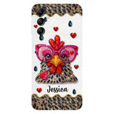 Crazy Chicken Lady - Personalized Chicken Full Print Phone Case