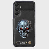 Cool Skull - Personalized Skull Wallet Phone Case