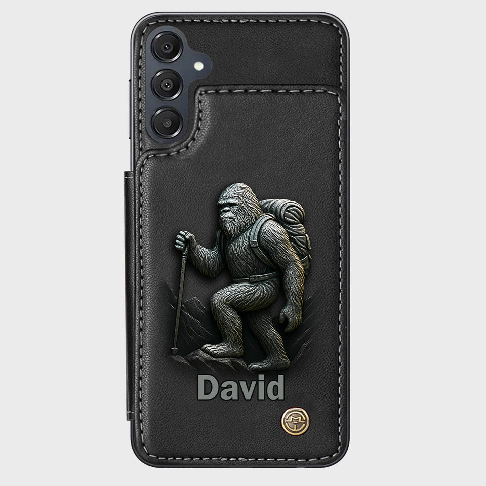 Sasquatch - Personalized Hiking Wallet Phone Case