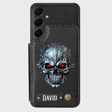 Cool Skull - Personalized Skull Wallet Phone Case