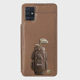 Luxury Gift For Golfer Custom Name - Personalized Golf Wallet Phone Case