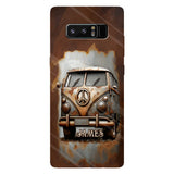 Camper Van Peace Symbol Vintage Soul - Personalized Hippie Full Print Phone Case