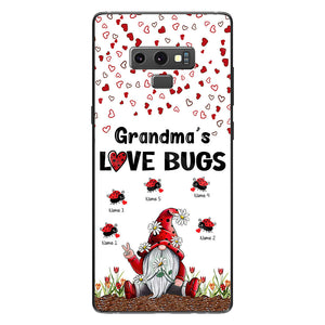 Grandma's Love Bugs - Personalized Grandma Phone Case
