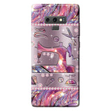 Sewing Metal Pattern Print Phone Case 062021