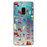 Summer Vibes - Personalized Cocktail Clear Phone Case