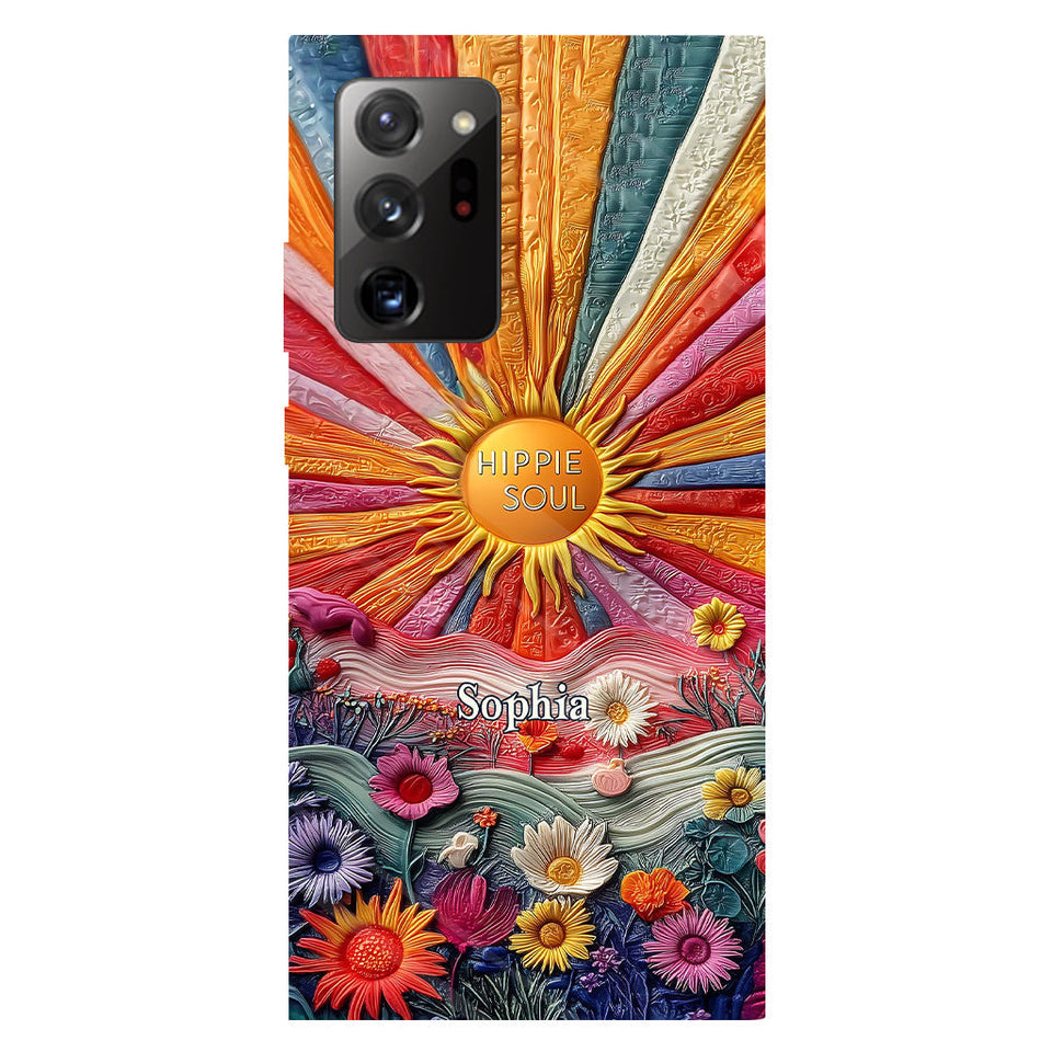 Hippie Soul - Personalized Hippie Full Print Phone Case