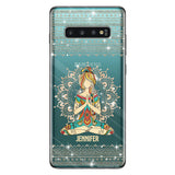 Let That S Go - Personalized Yoga Clear Phone Case