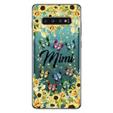 We Love You - Personalized Grandma Clear Phone Case