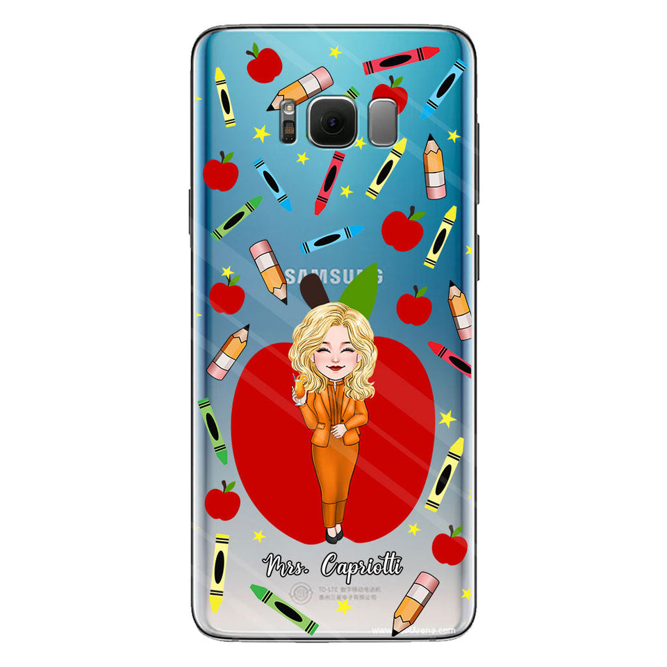 Thank You Teacher - Personalized Teacher Clear Phone Case