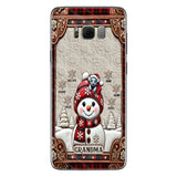 Grandma Snowman Christmas - Personalized Grandma Phone Case