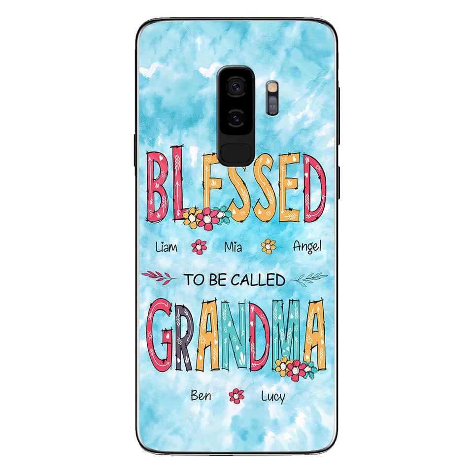 Blessed To Be Called Grandma - Personalized Grandma Phone Case