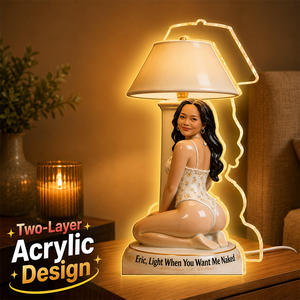Light When You Miss Me - Personalized Spicy Couple Acrylic LED Night Light