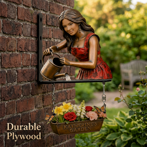 Custom Any Photo My Beautiful Garden - Personalized Gardening Wooden Wall Mount Sign