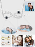 Gift for who lost a loved one - Personalized Infinity Symbol Engraved Charm