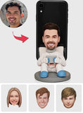 Personalized Mobile Phone Holder Astronaut