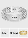 Any Names - Personalized Name Wide Bracelet