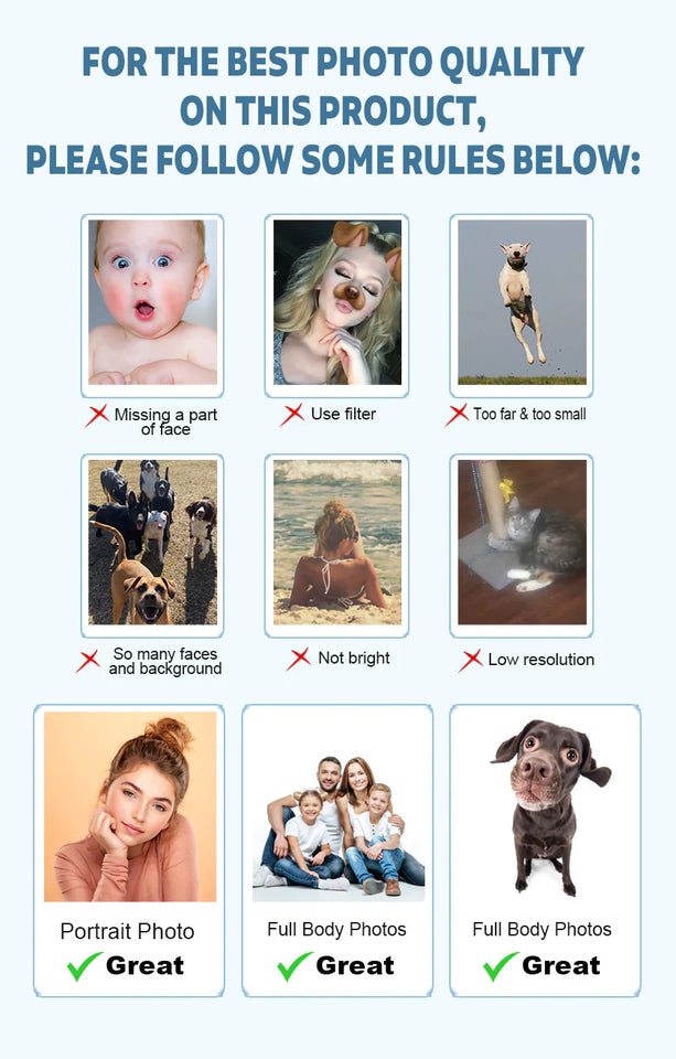 Custom Photo - Personalized Dog Laser Engraving 3D Cuboid Shaped Crystal Lamp