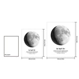 Custom Moon Phase And Message - Personalized Mother Moon Phase Poster