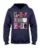 Fight Like A Girl - Breast Cancer Awareness T-shirt and Hoodie 0822