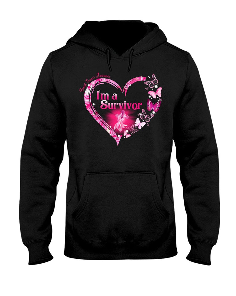 I'm A Survivor - Breast Cancer Awareness T-shirt and Hoodie 0822