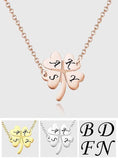 Lucky Clover - Personalized Loving Lucky Leaf Necklace