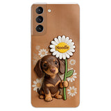 Custom Any Photo - Personalized Dog 3D Embossed Leather Phone Case