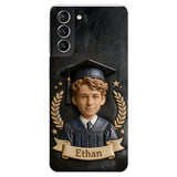 Graduation Gift - Personalized Graduation 3D Embossed Leather Phone Case