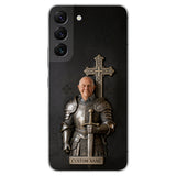 Knight Of God - Personalized Christian Leather Phone Case
