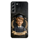 Graduation Gift - Personalized Graduation 3D Embossed Leather Phone Case