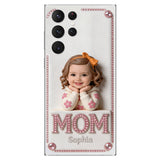 Mother's Day Gift, Custom From Any Photo - Personalized Mother 3D Embossed Leather Phone Case