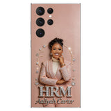 Office Decoration Custom Any Photo - Personalized Colleague 3D Embossed Leather Phone Case