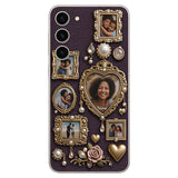 Grandma's Cute Little Museum - Personalized Grandma Leather Phone Case
