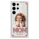 Mother's Day Gift, Custom From Any Photo - Personalized Mother 3D Embossed Leather Phone Case