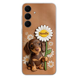 Custom Any Photo - Personalized Dog 3D Embossed Leather Phone Case