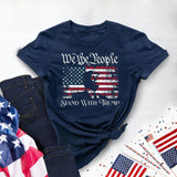 We The People Stand With Donald Trump Shirt, Support Trump Shirt, Election 2024 Tee, Politics Shirt, Trump President Shirt, Republican Gifts T-shirt & Hoodie