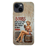Proof That Men Can Focus on Two Things at Once - Personalized Beer Full Print Phone Case