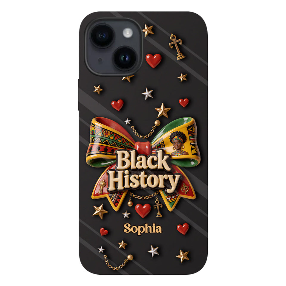 Black History Month - Personalized African American Full Print Phone Case