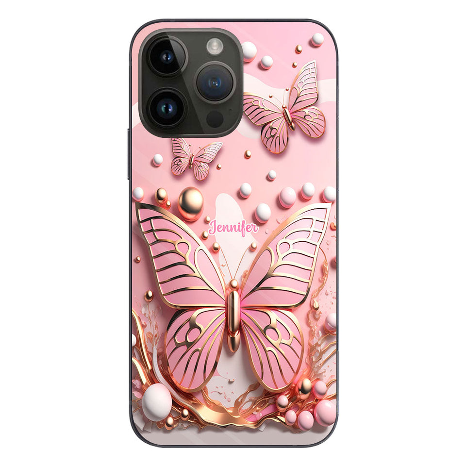 Love Butterflies - Personalized Butterfly Phone Case