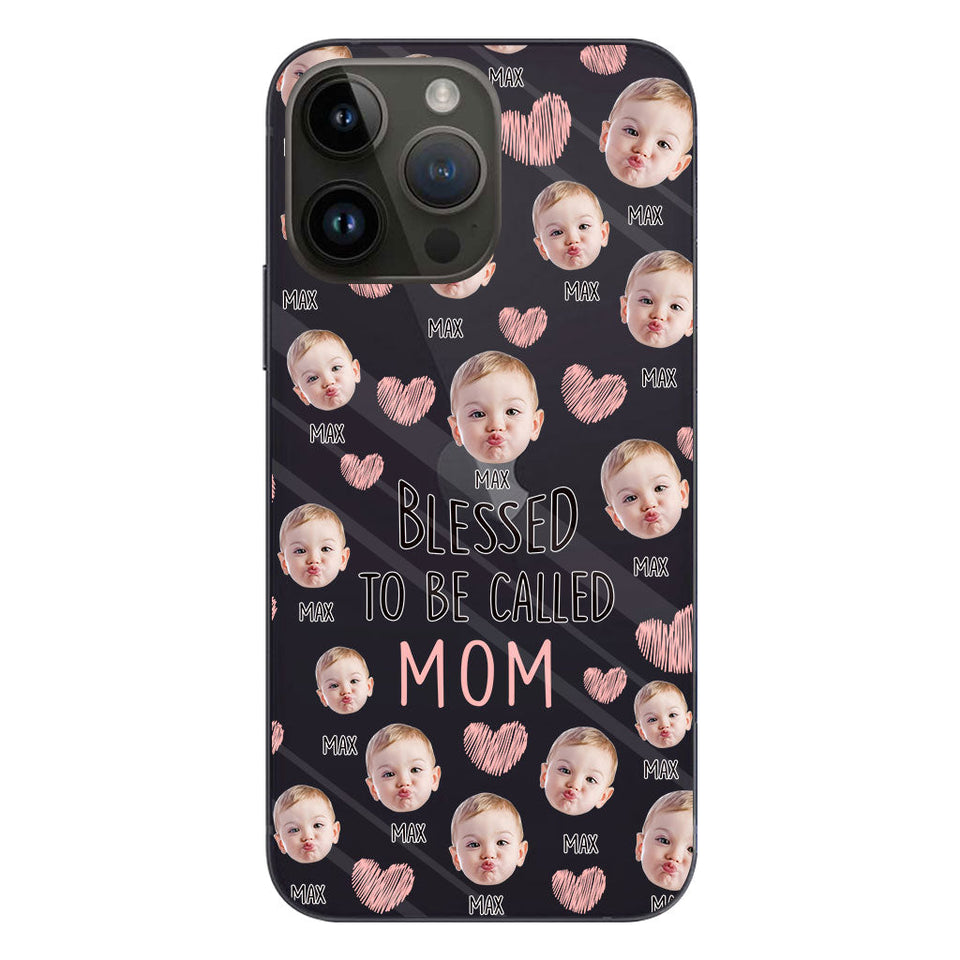 Blessed To Be Called Mom - Personalized Mother Clear Phone Case