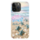 Salty Lil Beach - Personalized Sea Lover Full Print Phone Case