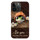 Be You The World Will Adjust - Personalized Hippie Full Print Phone Case