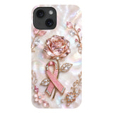 Faith Hope Love - Personalized Breast Cancer Awareness Full Print Phone Case & Phone Grip