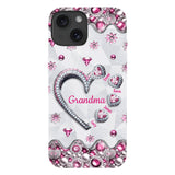 Grandma's Sweethearts Gift For Grandma, Mom,.. - Personalized Grandma Full Print Phone Case