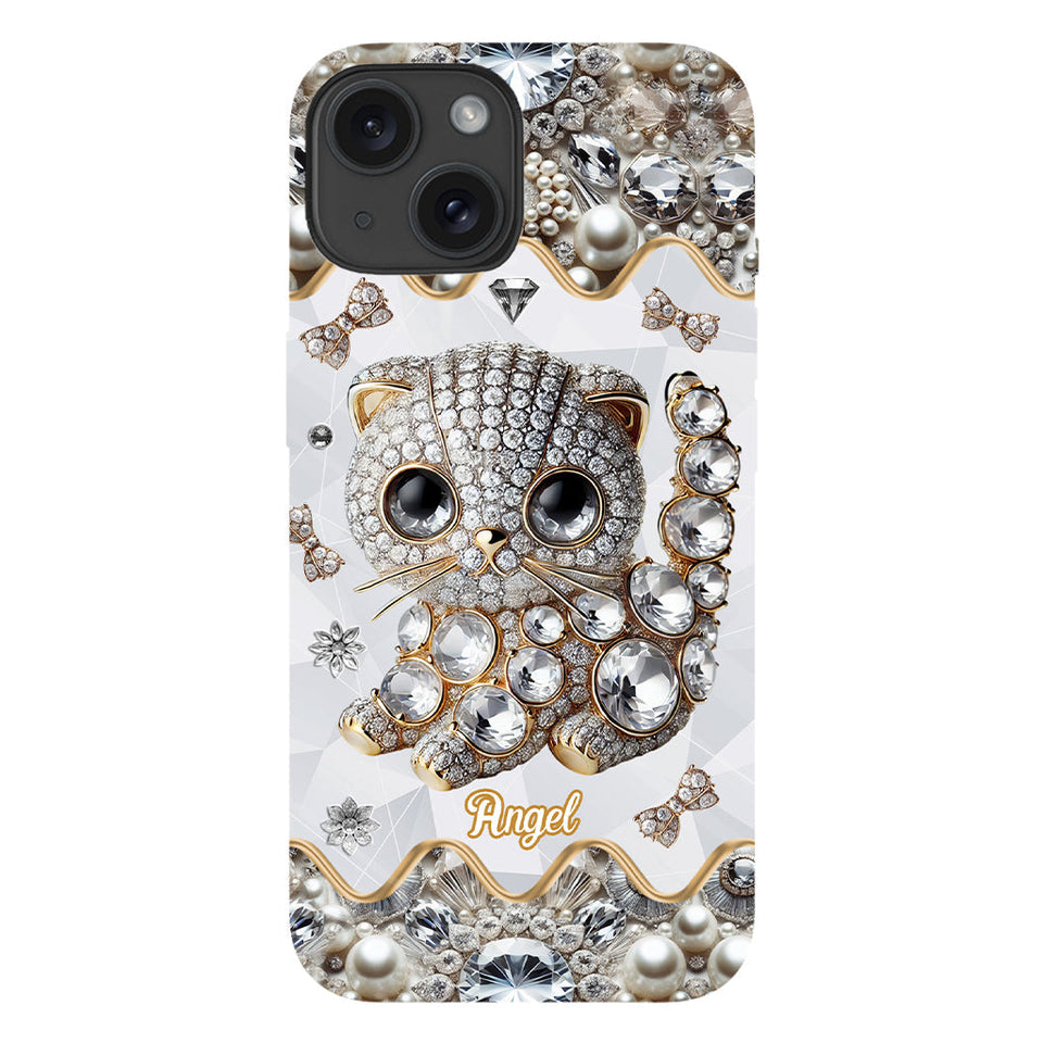 Love Scottish Fold - Personalized Cat Full Print Phone Case