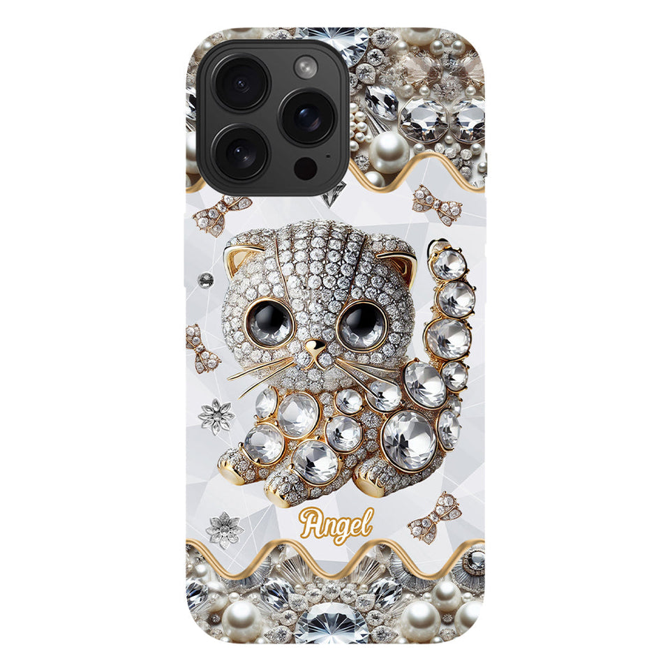 Love Scottish Fold - Personalized Cat Full Print Phone Case