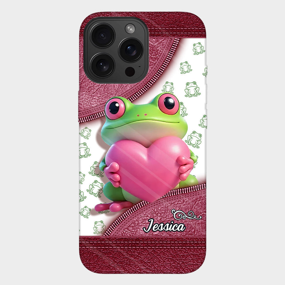 Love Frog - Personalized Frog Full Print Phone Case