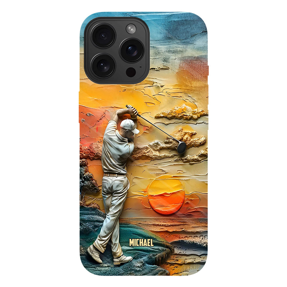 Golf Is My Life - Personalized Golf Full Print Phone Case