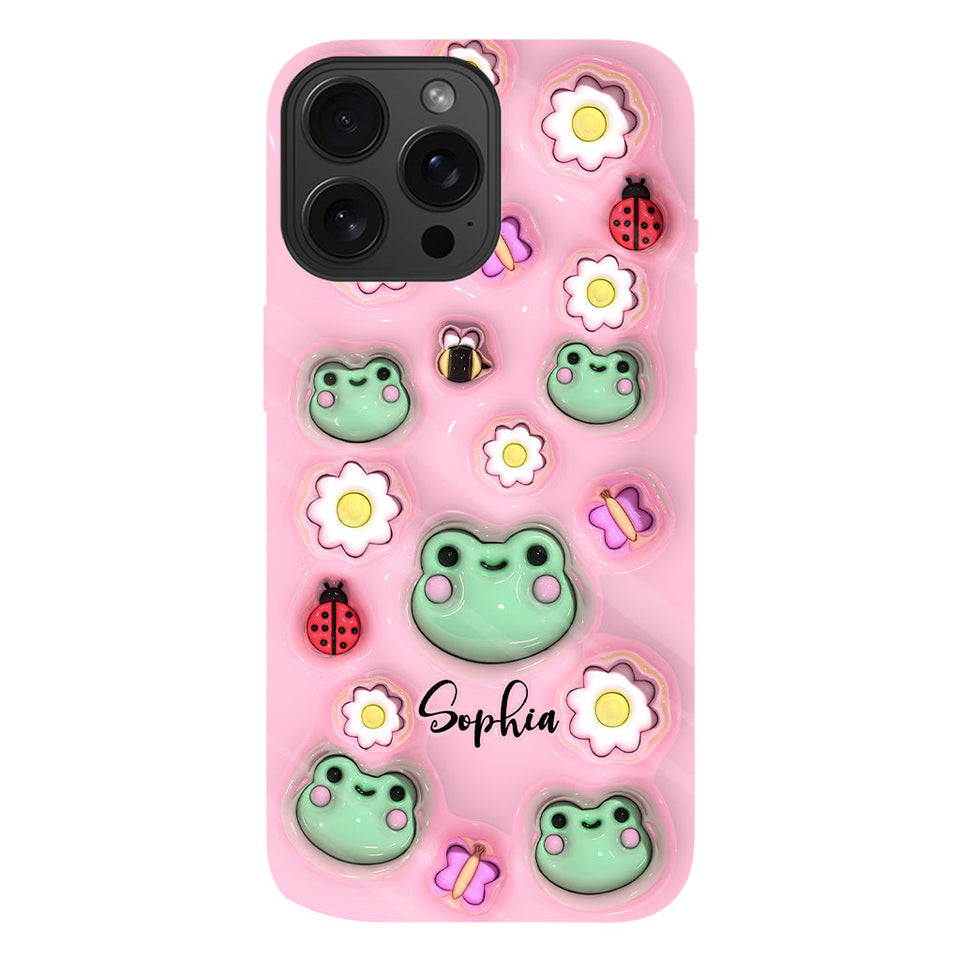 Love Frogs - Personalized Frog Full Print Phone Case